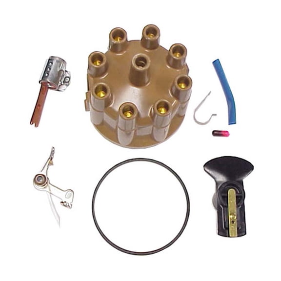 Prestolite Tune Up Kit Compatible with MerCruiser Sterndrive Engine Conventional Ignition Cap Rotor Points Replaces 392-6318T FI6900184