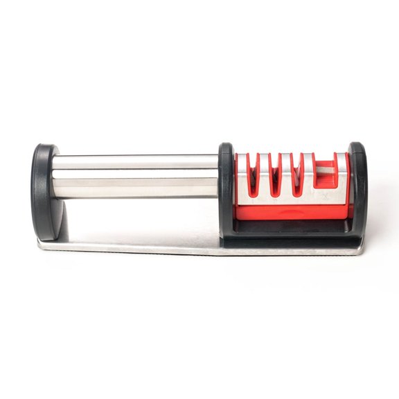 New Tungsten Steel Four-Stage Knife Sharpener Household Multi-Functional Manual Knife Sharpening Stone Sharpening Tool Kitchen Gadget