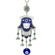 New Turkish Blue Evil Eye Nazar Hamsa Hand Wall Hanging Decor Amulet Blessing Gift -CL6