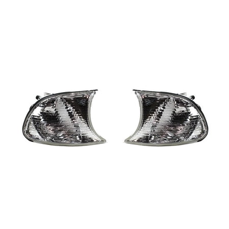 New Turn Signal Lights Pair Fits BMW 323Ci 328Ci 2000 63-12-6-904-308 Bm2520108