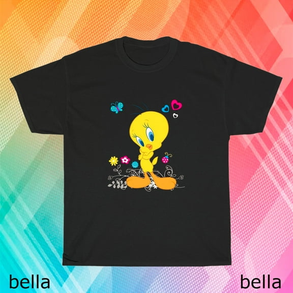 New Tweety Bird Yellow Cute T-Shirt Funny Size S to 5XL