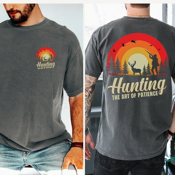 New Two-Sided Deer Hunting Shirt | Perfect for Hunters & Outdoor Lovers, DTG Print, Unisex Shirt