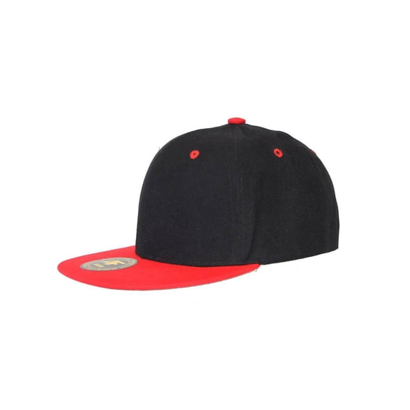 New Two Tone Snapback - Black / Red