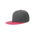 thumbnail image 1 of New  Two Tone Snapback - Grey / Hot Pink, 1 of 1