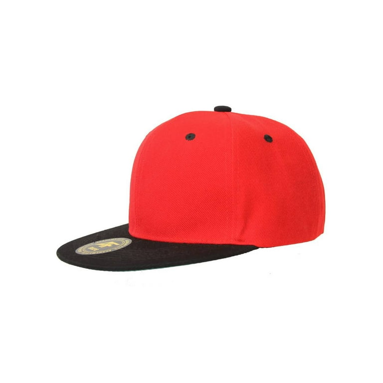 aeae two-tone cap red×black New Two Tone Snapback - Red / Black - Walmart.com