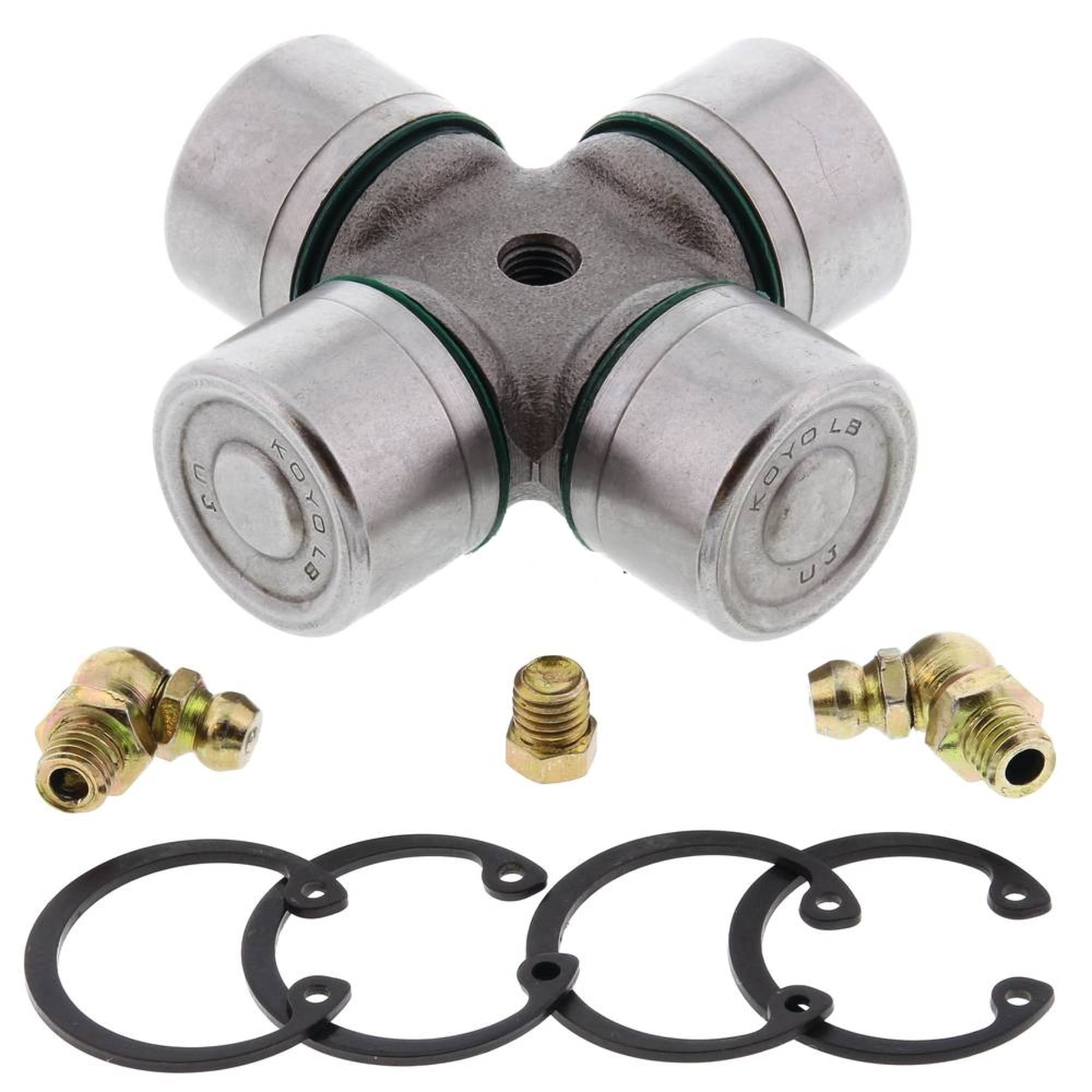 U-Joint Kit 25mm Outside Snap Rings Steel Rear Driveshaft Compatible with 2000-2026 Can-Am Outlander 1000 DPS XT Outlander MAX 800 4x4 LTD ATV UTV Replaces 715900186 703000022 All Balls