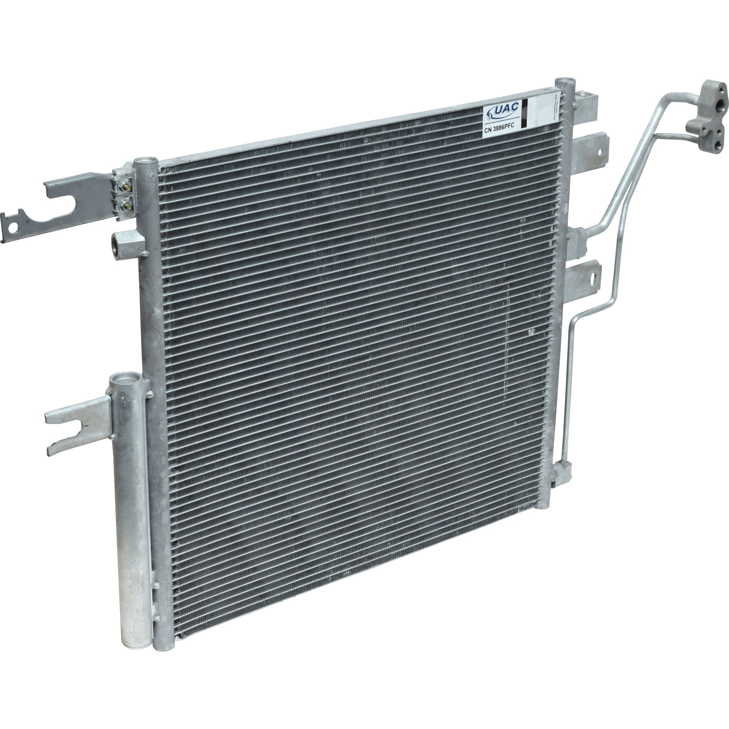 New UAC CN 3886PFC A/C Condenser -- Condenser Parallel Flow Fits select: 2012 DODGE RAM 2500 SLT, 2014 RAM 3500 SLT