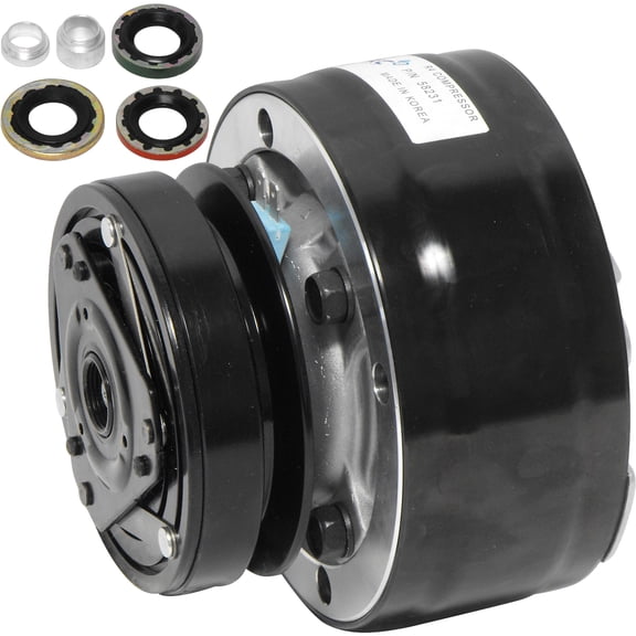 New UAC CO 11184MC-KTC A/C Compressor -- R4 Compressor Assembly Fits select: 1984 CHEVROLET C10, 1980-1981 CHEVROLET CORVETTE