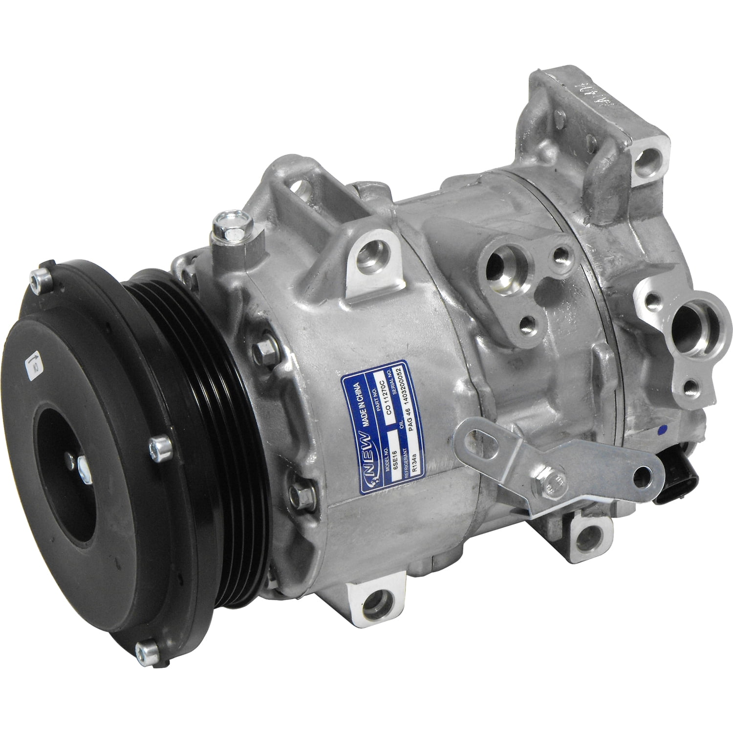 New UAC CO 11270C A/C Compressor -- 6SEU16C Compressor Assembly ...