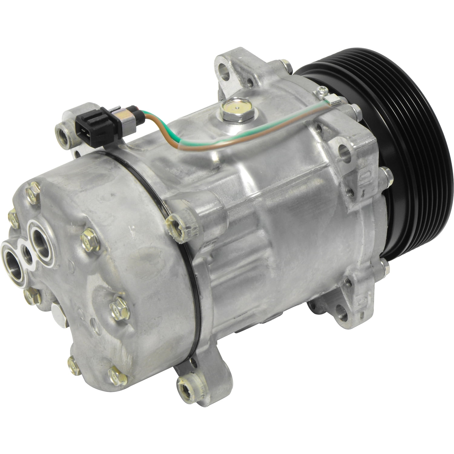 New UAC CO 1214 A/C Compressor -- SD7V16 Compressor Assembly Fits select: 1999 VOLKSWAGEN EUROVAN, 2000 VOLKSWAGEN EUROVAN MV