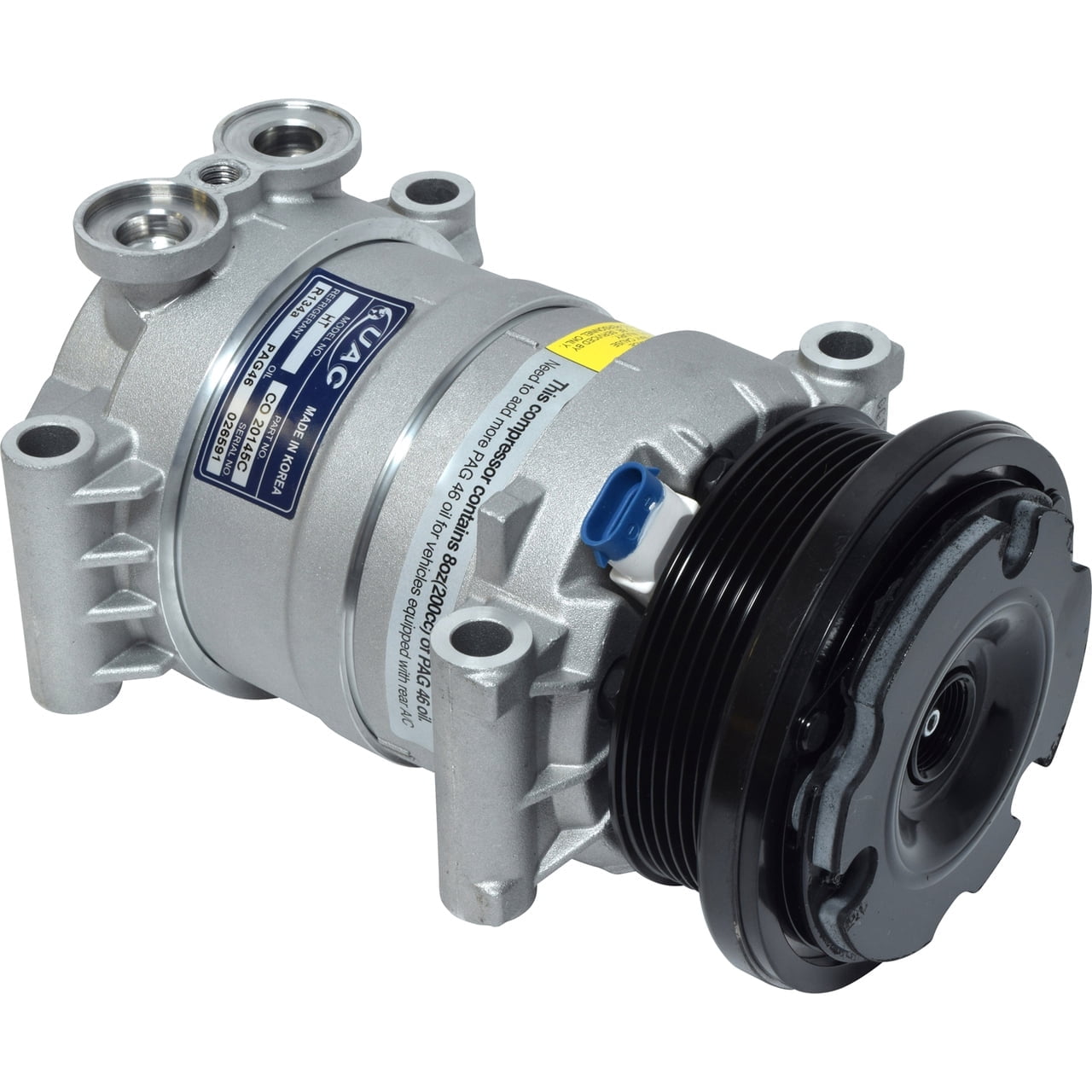 New UAC CO 20145C A/C Compressor -- HT6 Compressor Assembly Fits select ...