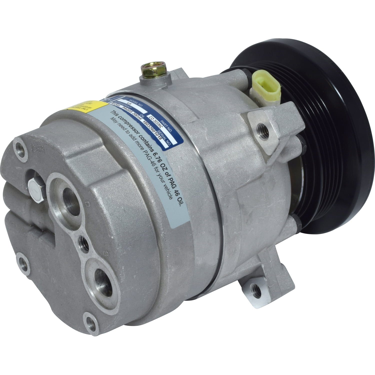 New UAC CO 20339C A/C Compressor -- V5 Compressor Assembly