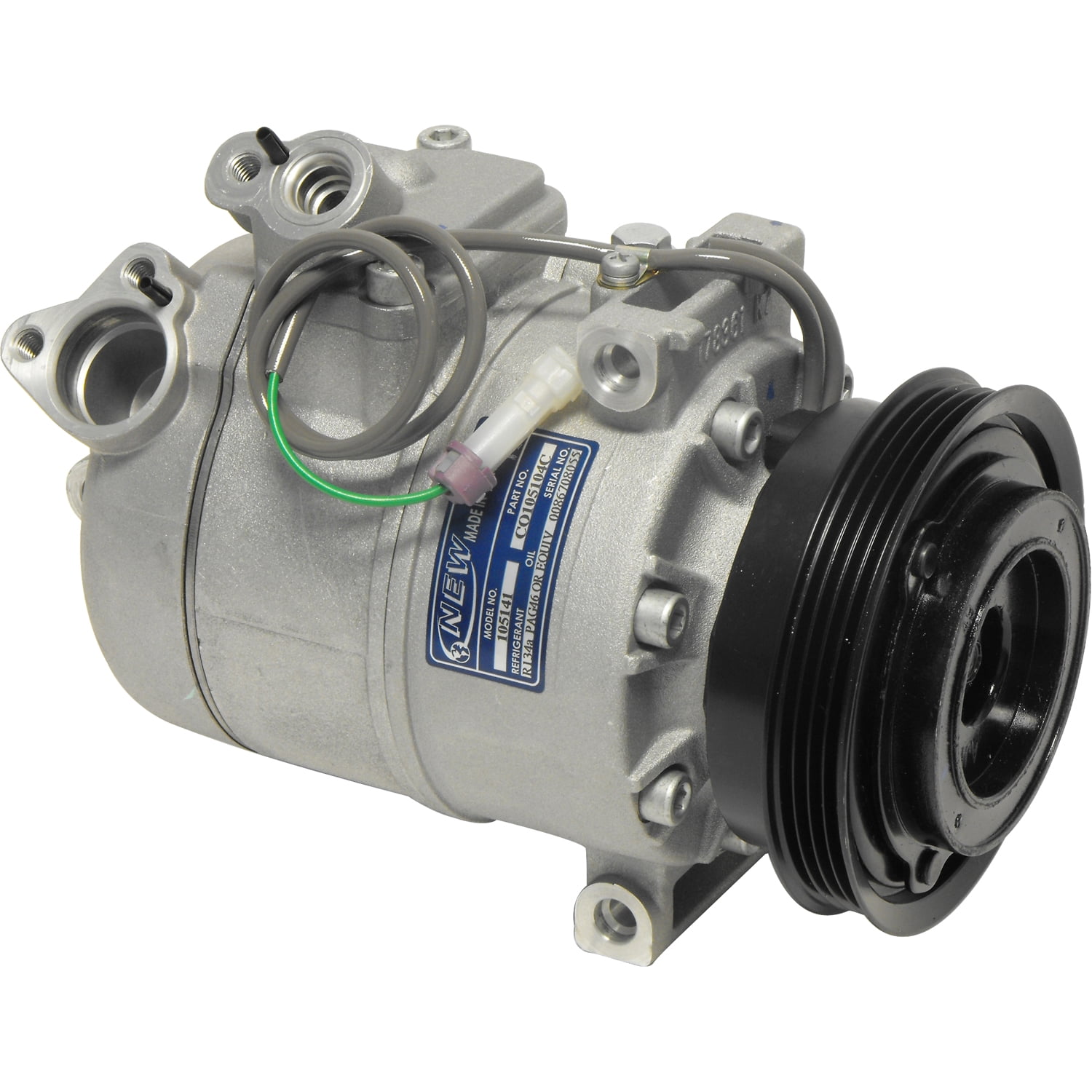 New UAC CO 20759C A/C Compressor -- 7SEH17C Compressor Assembly Fits select: 2009-2011 TOYOTA VENZA, 2012-2013 TOYOTA VENZA LE/XLE/LIMITED