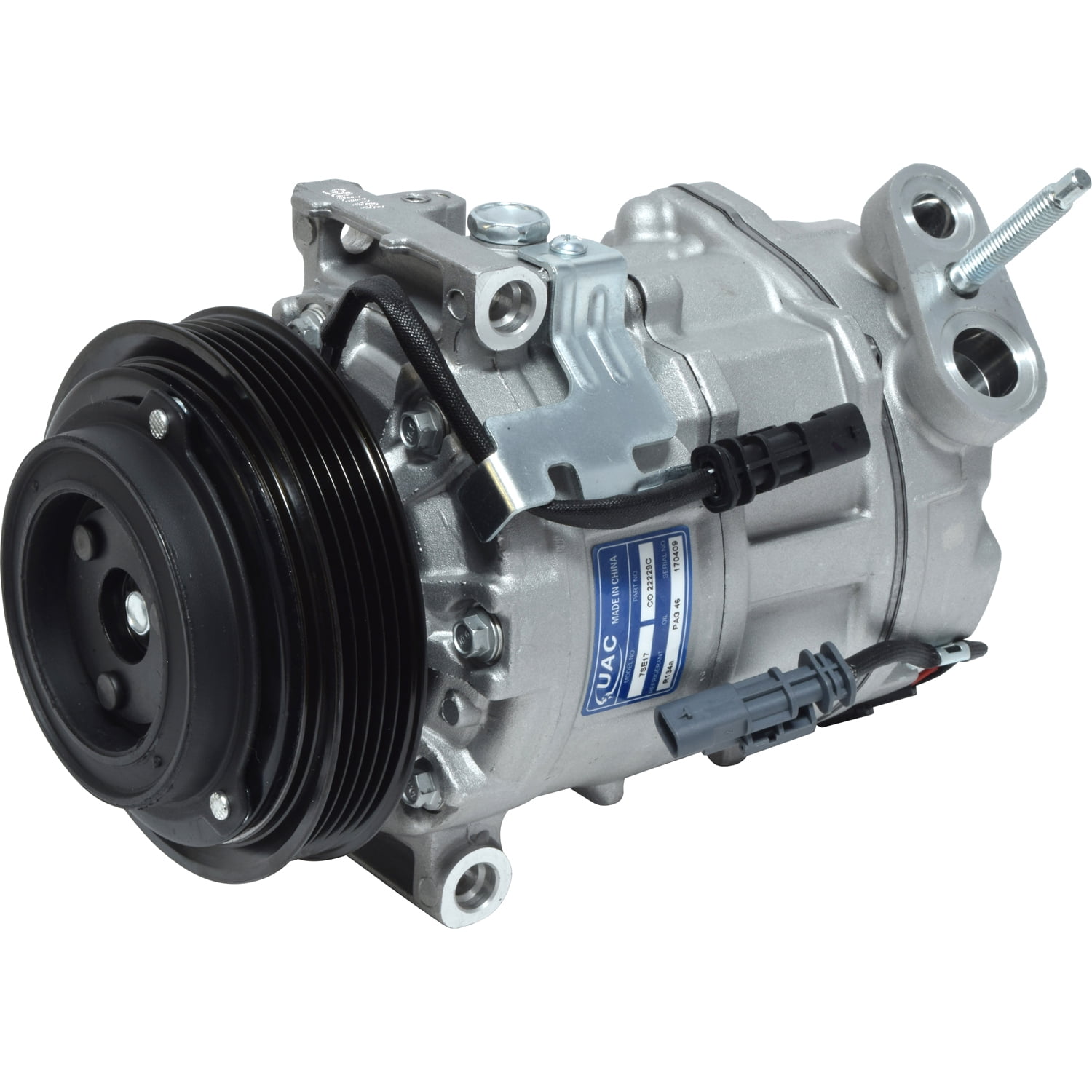 New UAC CO 22229C A/C Compressor -- 7SBH17C Compressor Assembly Fits select: 2012-2014 CHEVROLET EQUINOX LT, 2012-2014 GMC TERRAIN