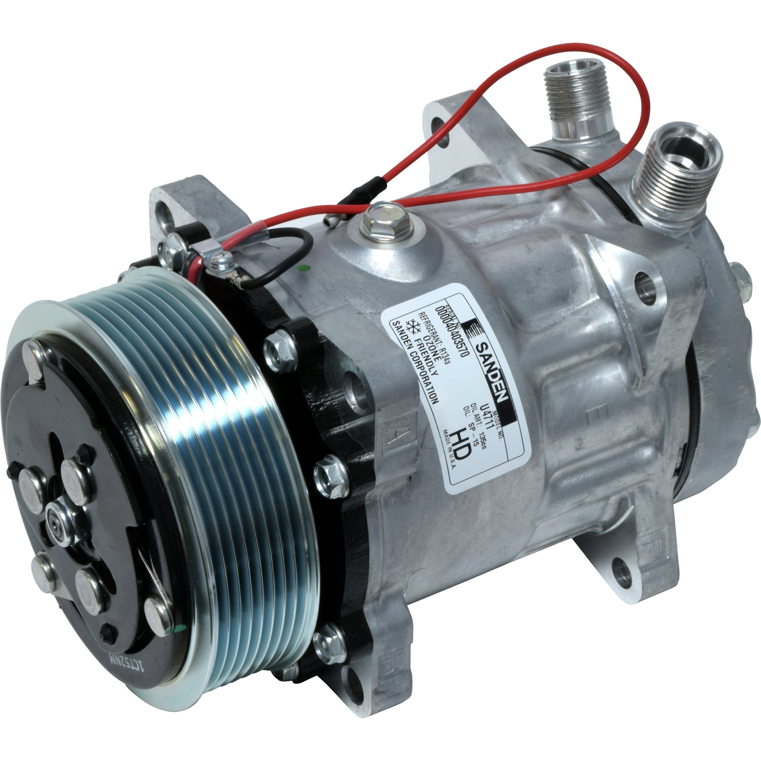 New UAC CO 4711 A/C Compressor -- SD7H15 Compressor Assembly