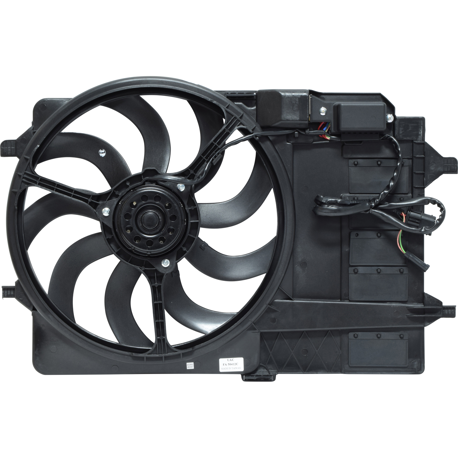 New UAC FA 50412C Dual Radiator and Condenser Fan Assembly -- Radiator-Condenser Fan Assy Fits select: 2002-2003 MINI COOPER