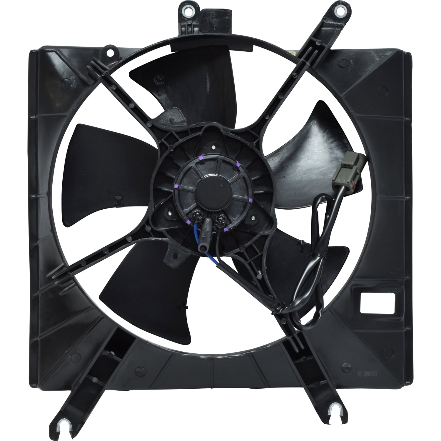 New UAC FA 70279C Dual Radiator and Condenser Fan Assembly -- Radiator-Condenser Fan Assy Fits select: 2003-2005 KIA RIO