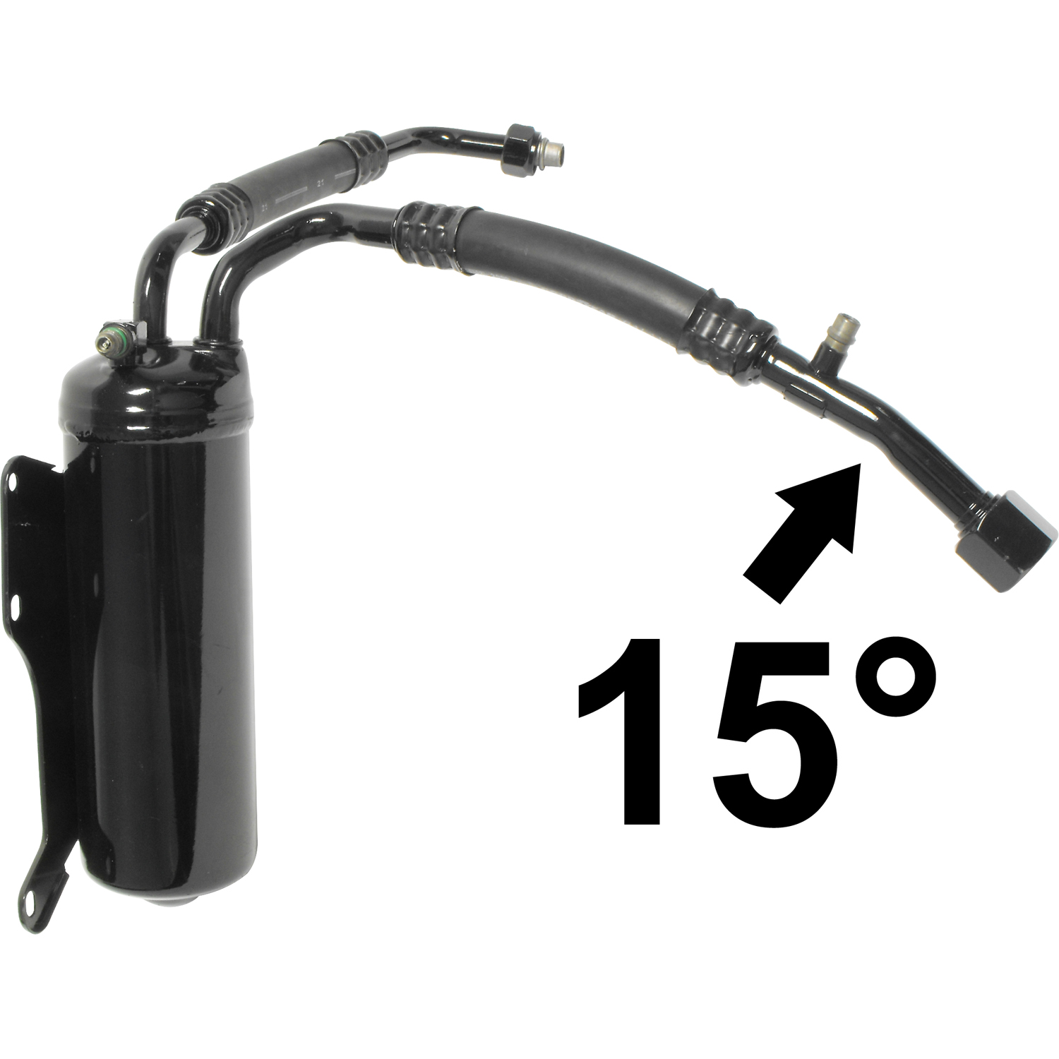 New UAC HA 10105C A/C Accumulator with Hose Assembly -- Accumulator with Hose Assembly Fits select: 2004-2007 FORD ECONOLINE