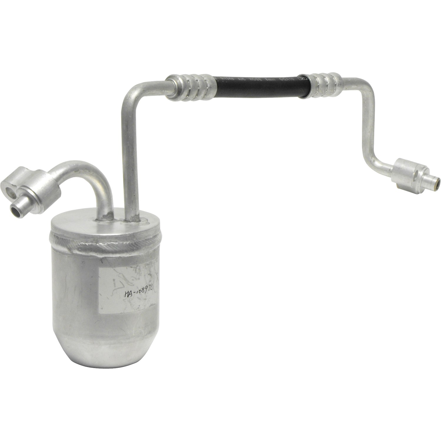 New UAC HA 10897C A/C Receiver Drier with Hose Assembly -- Drier with Hose Assembly