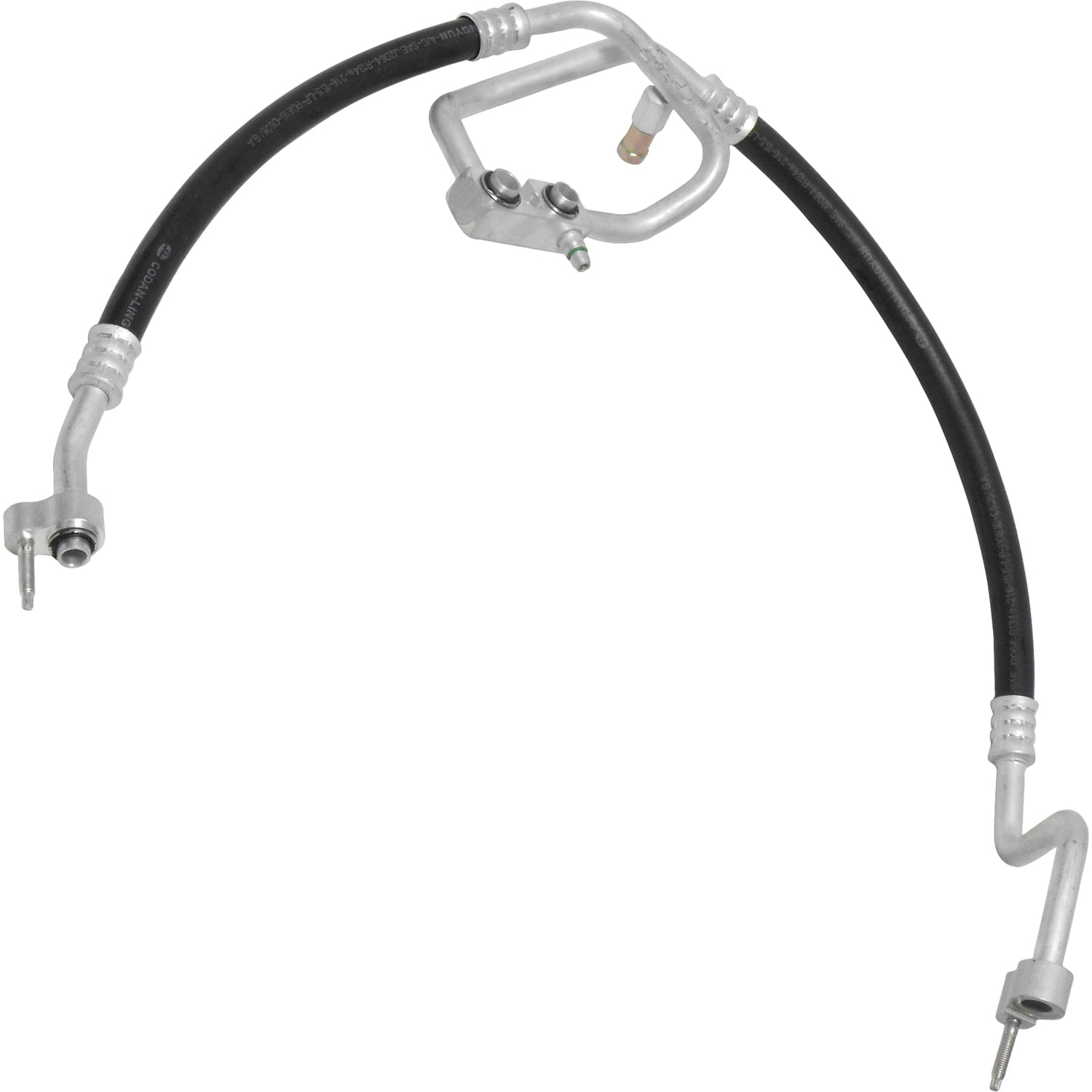 UAC HA 11415C A/C Manifold Hose Assembly — OE Replacement, Goodyear Hose, Pressure Tested