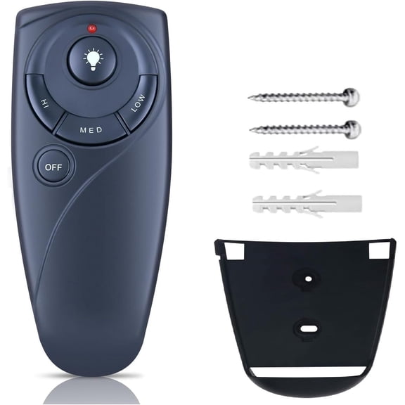 New UC7083T UC7083TR Ceiling Fan Remote Control Replacement for Hampton Bay with Reverse Button 3 Speed Control, Wall Mount Only Remote