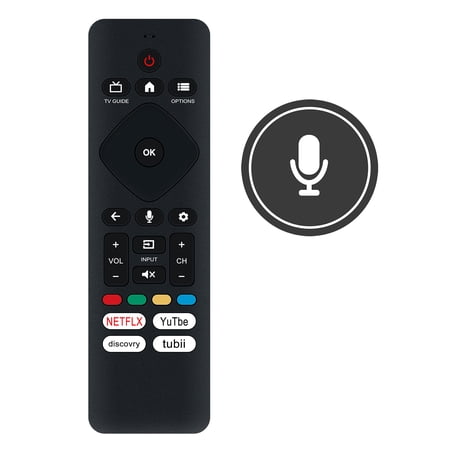 New URMT26CND002 Voice Remote Control Fit For Philips Android TV 50PUL7552 50PUL7672/F7 75PUL7552/F7