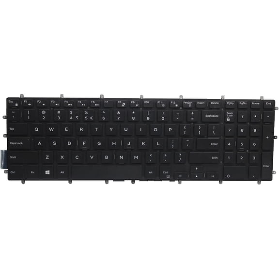 New US Black English Backlit Backlight Laptop Keyboard (Without palmrest) for Dell Vostro 3580 3581 3582 3583 3584