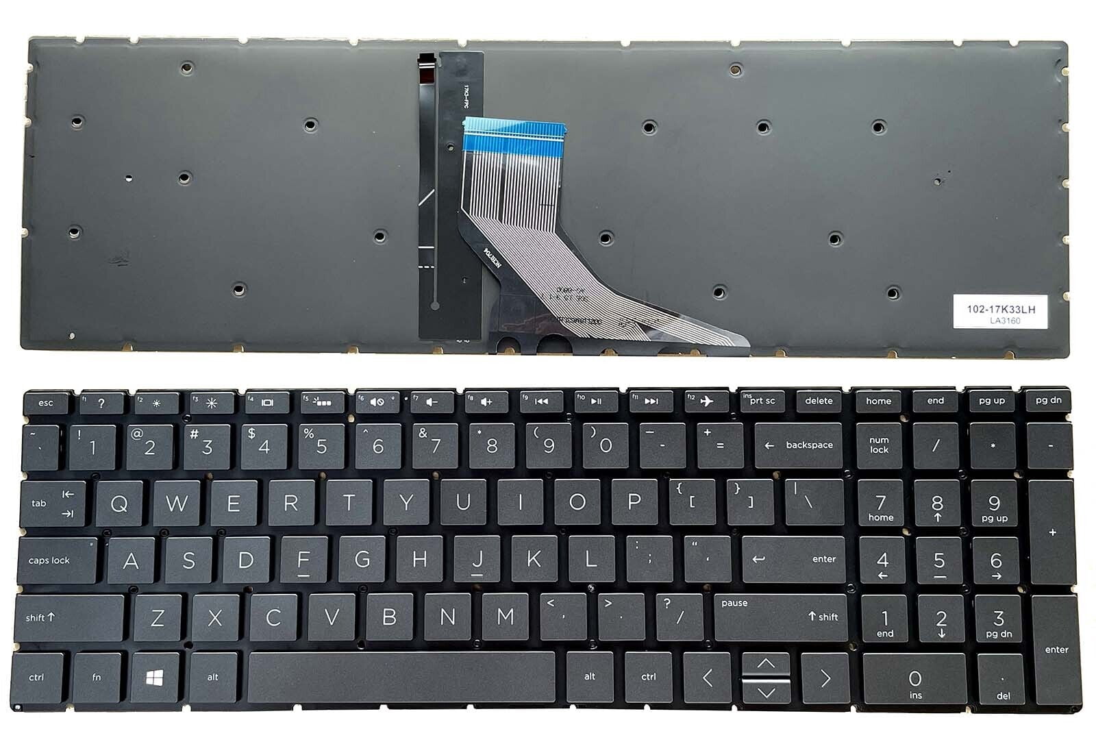 For HP Pavilion 15-da Series Keyboard With Palmrest – Black, English QWERTY, 6-Month Warranty