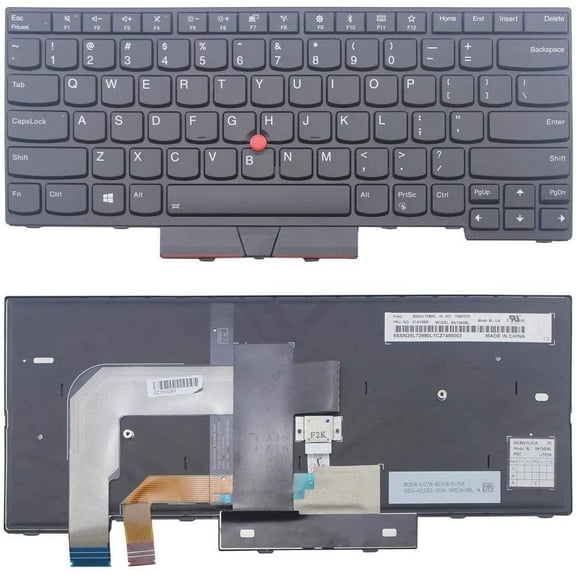 New US Black English Backlit Laptop Keyboard Replacement for Lenovo IBM ThinkPad T480 MT 20L5 20L6 Light Backlight