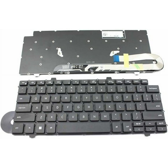 New US Black English Backlit Laptop Keyboard (Without palmrest) for Dell Latitude 3120 E3120 2-in-1 P/N: 0X425R X425R