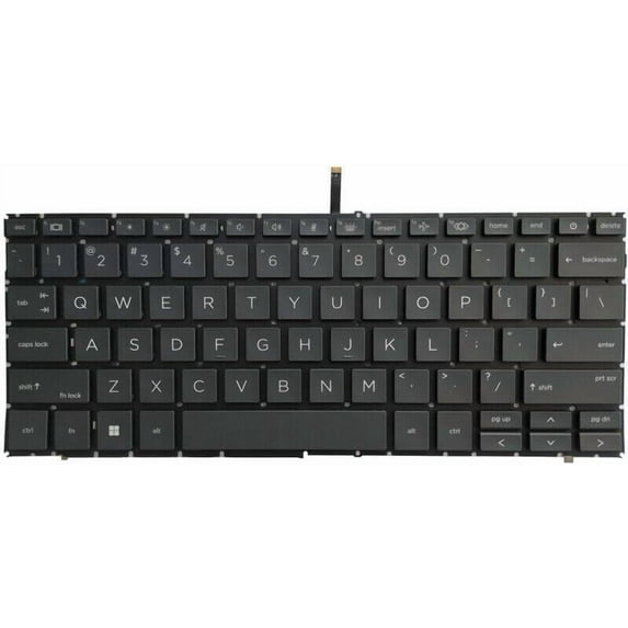 New US Black English Backlit Laptop Keyboard (Without palmrest) for HP EliteBook 1040 G9 1040 G10 Light Backlight