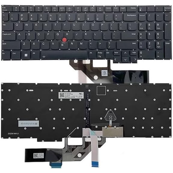 New US Black English Backlit Laptop Keyboard (Without palmrest) for Lenovo Thinkpad E16 Gen 1 (Type 21JN, 21JQ 21JT, 21JU)