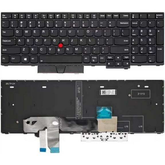 New US Black English Backlit Laptop Keyboard for Lenovo ThinkPad P17 Gen 1 (Type 20SN, 20SQ)