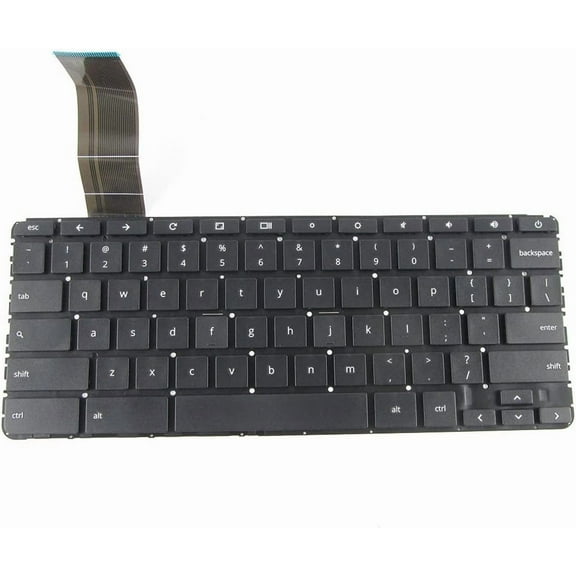 New US Black English Laptop Keyboard (Without Frame) Replacement for HP Chromebook 11-v 11-v000 11-V002DX 11-V010NR 11-V010WM 11-V011DX 11-V012NR 11-V019WM 11-V020NR 11-V020WM 11-V025WM