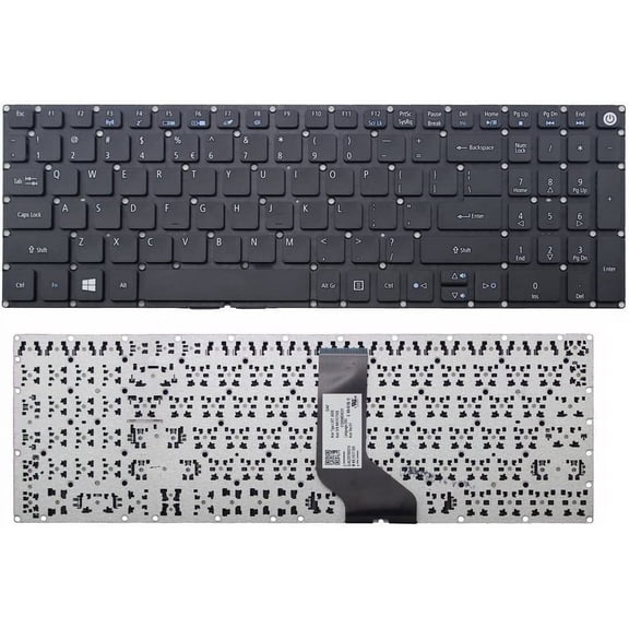 New US Black English Laptop Keyboard (Without palmrest) Replacement for Acer Aspire N17Q1 N17Q2 N17Q3