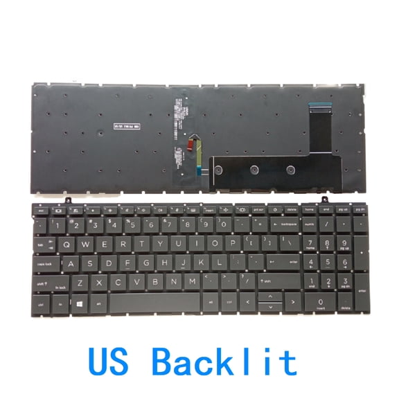 New US Spanish Language Backlit Keyboard For HP ProBook 450 G9 455 G9 Notebook PC Replacement Keyboard