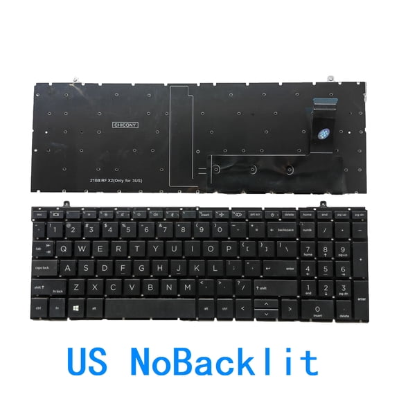 New US Spanish Language Backlit Keyboard For HP ProBook 450 G9 455 G9 Notebook PC Replacement Keyboard