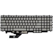 New US White English Backlit Laptop Keyboard Without palmrest for Dell Alienware M17 R2 M17 R3 M17 R4 0CRK5J Light Backlight