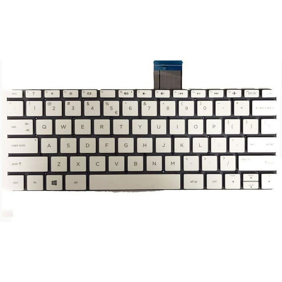 New US White English Laptop Keyboard (Without Frame) Replacement for HP Stream 11-R Series 11-R010NR 11-R014WM 11-R015WM 11-R020NR 11-R091NR 11-R092NR 792906-001 794447-001