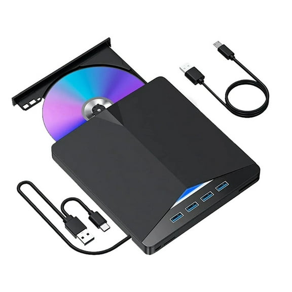 New-USB 3.0 Type-C External DVD RW CD Drive Burner Reader Player External Optical Drive