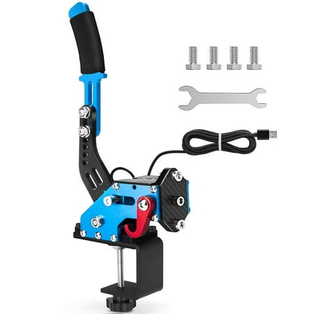 New USB Handbrake with Clamp for PC Windows Sim Racing fit Logitech G27 G29 G920