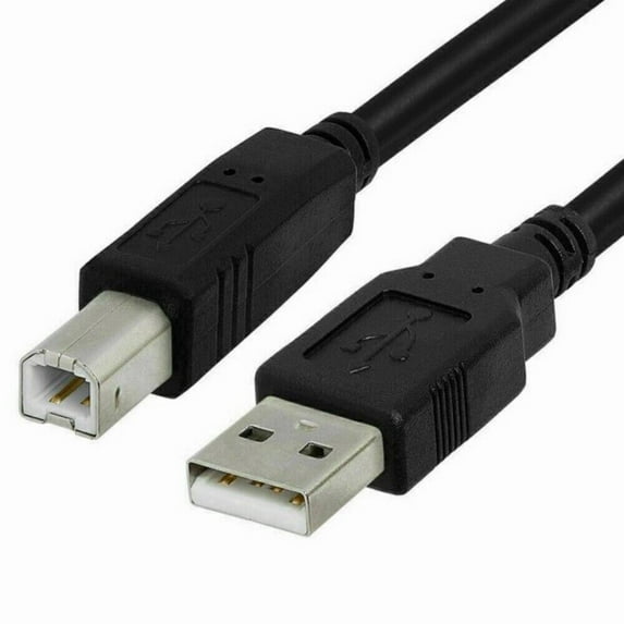 New USB PC/Fast Data Synch Black Cable Compatible with Xerox 3635MFP Printer