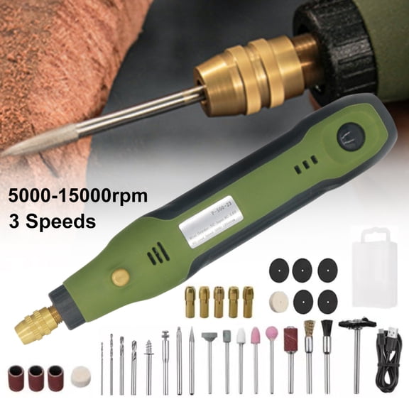 New USB Rechargeable Speed Control Mini Electric Sharpening Pen Set