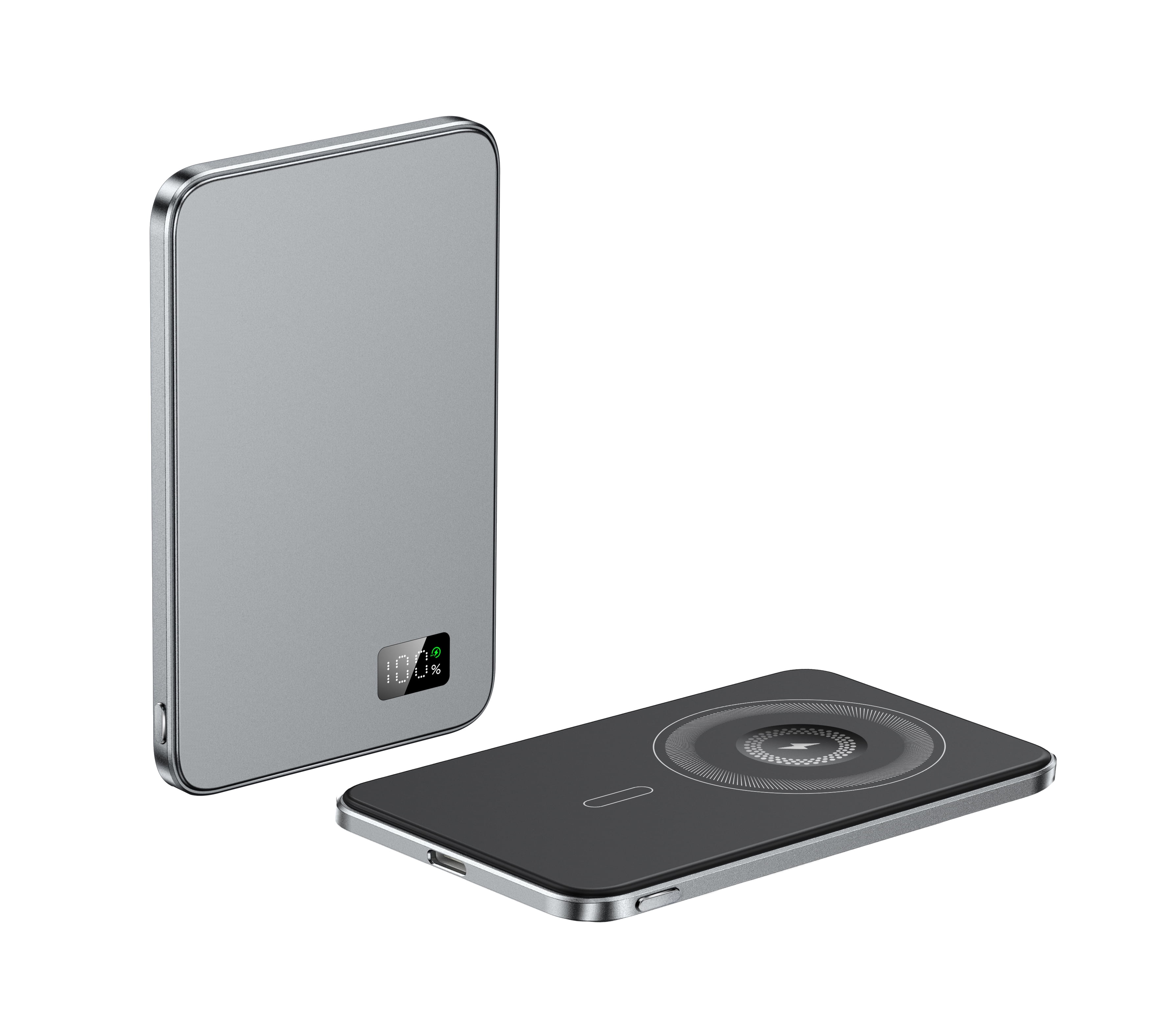 New Ultra thin Alloy Powerbank Magnetic Power Bank Wireless Fast Charger For Magsafe Backup battery For iWatch Serise iPhone 16