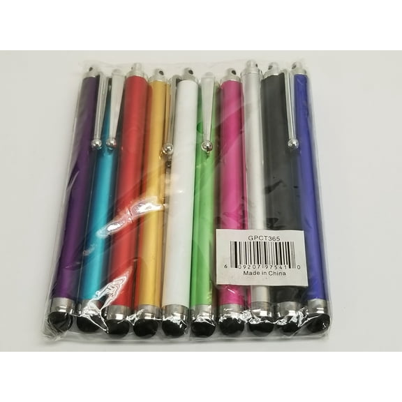 New Unbranded GPCT365 10x Muliti-Color Universal Stylus Touch Screen Pen for