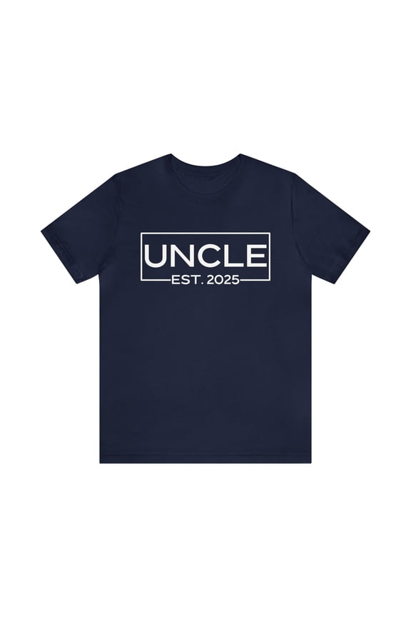 New Uncle Gift, Baby Announcement Shirt Uncle Est. 2025