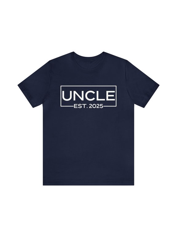 New Uncle Gift, Baby Announcement Shirt Uncle Est. 2025