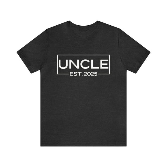 New Uncle Gift, Baby Announcement Shirt Uncle Est. 2025