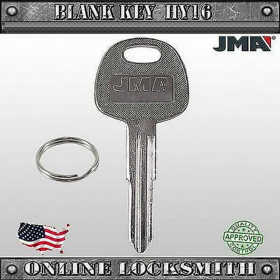 New Uncut Replacement Key For Hyundai Accent 06-11 & Kia Rio 06-09 - Blade HY16
