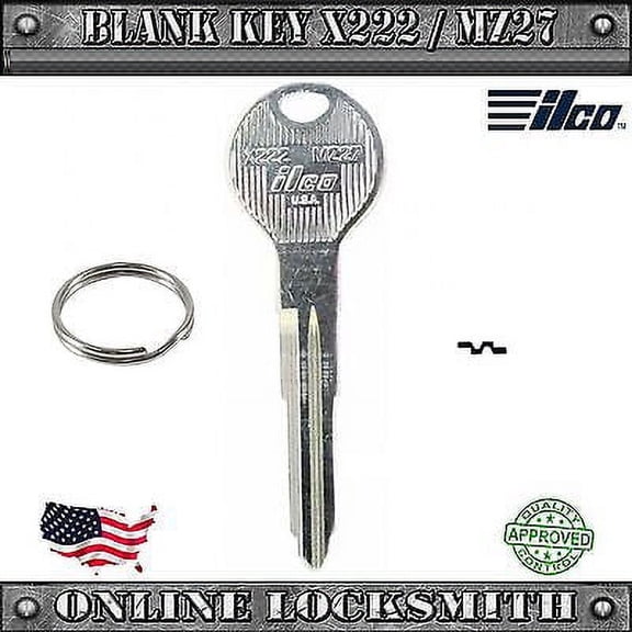 New Uncut Replacement Key For Mazda Vehicles - MZ27 / X222